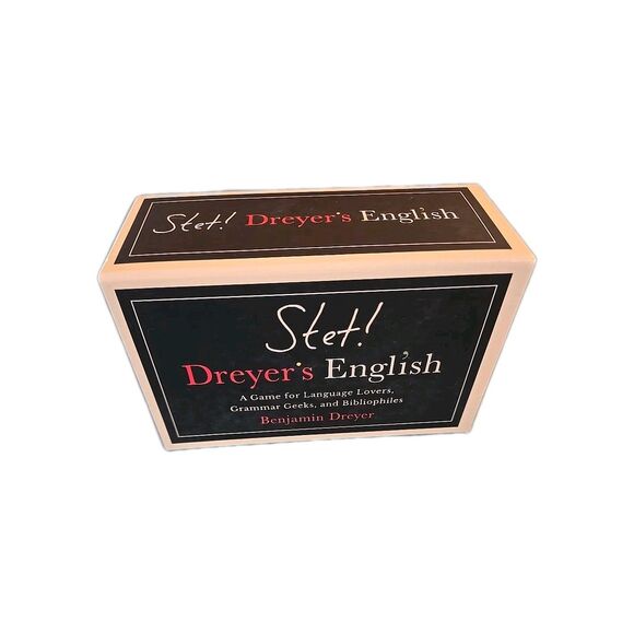 STET Dreyer's English A Game for Language Lovers Grammar Geeks & Bibliophiles - Picture 1 of 7